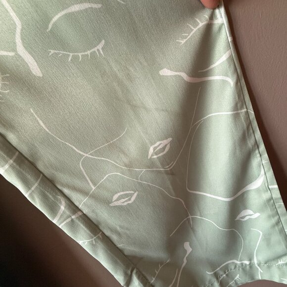 Women's 2 NWT Princess Polly Face It Pants Green High Waisted - Picture 10 of 11